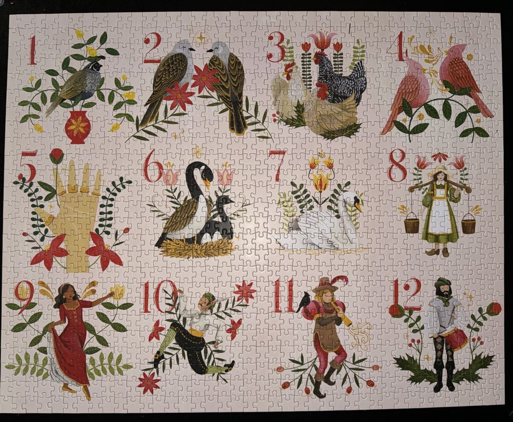 Twelve days Of Christmas  puzzle collectible [Barcode 846307084493] - Main Image 2