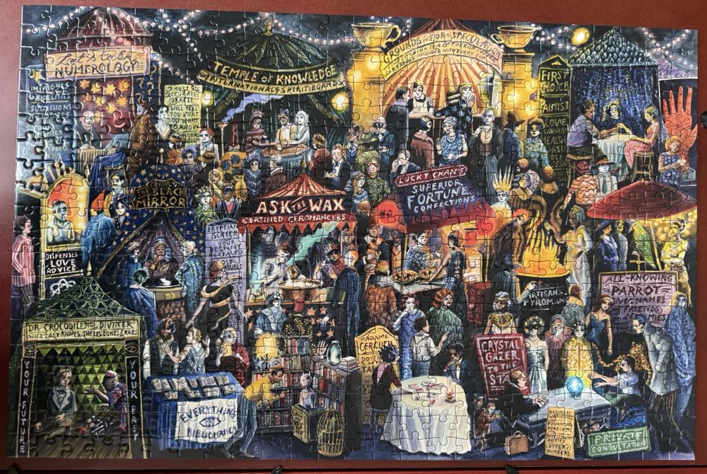 Murder Most Puzzling: The Clairvoyants’ Convention - Puzzle Thrillers 🚫 puzzle collectible [Barcode 9781797209555] - Main Image 2