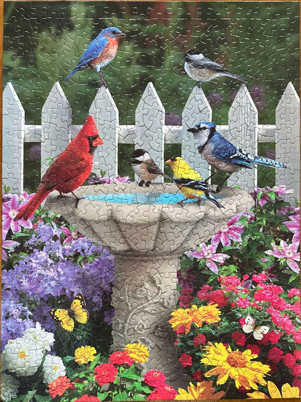 Summer Garden Friends- JOAN - Bits And Pieces puzzle collectible [Barcode 192949061300] - Main Image 2