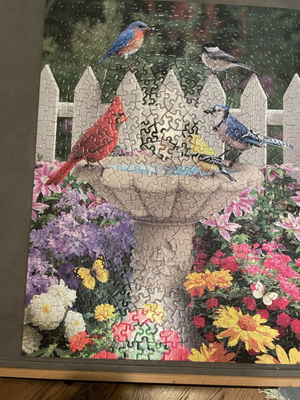 Summer Garden Friends- JOAN - Bits And Pieces puzzle collectible [Barcode 192949061300] - Main Image 3