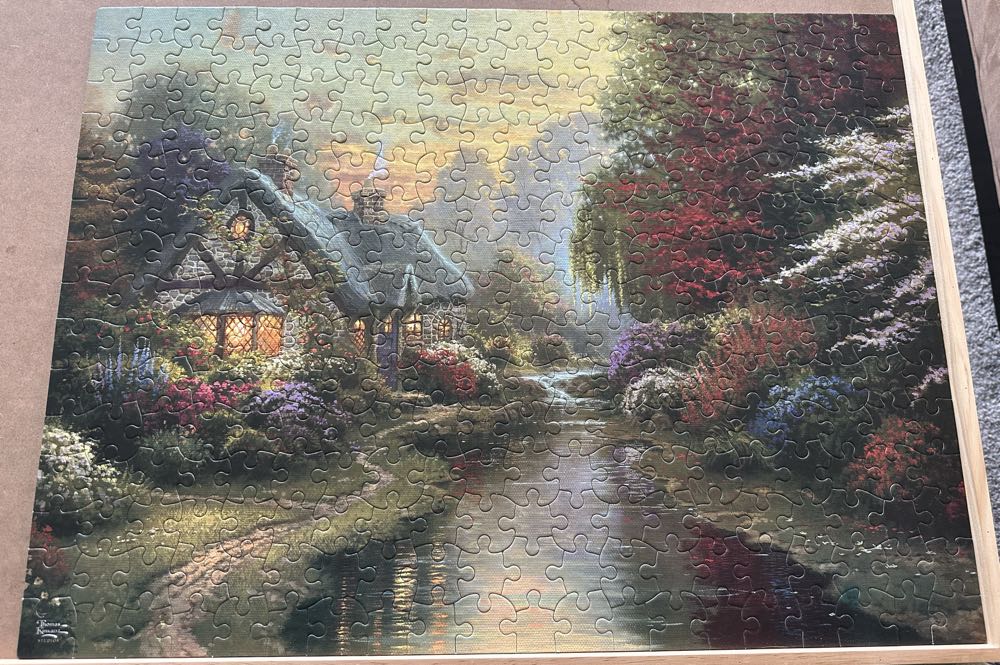 A Quiet Evening . - Ceaco puzzle collectible [Barcode 021081222990] - Main Image 2