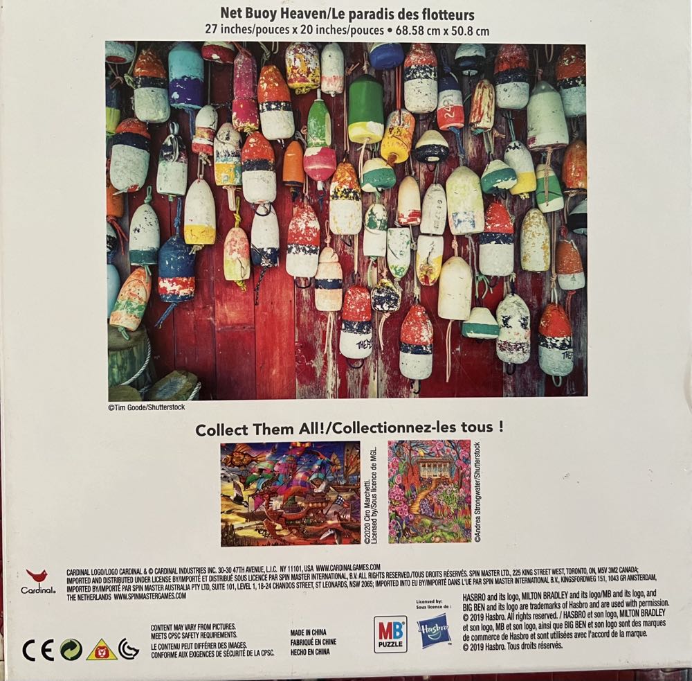 Net Bouy Heaven - Big Ben Milton Bradley puzzle collectible [Barcode 778988300442] - Main Image 3