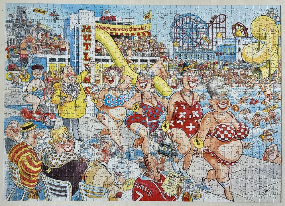 Super Models🧩 - Jumbo Wasgij puzzle collectible [Barcode 8710126135563] - Main Image 2