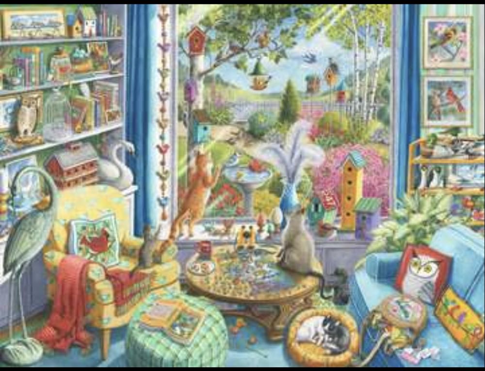The Bird Watchers - Ravensburger puzzle collectible [Barcode 4005556173280] - Main Image 4