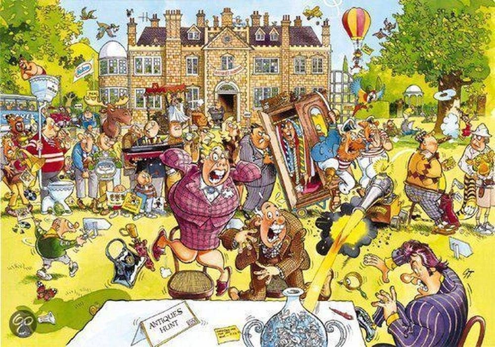 Wasgij Original 10 Antiekjacht! Puzzel 950 Stukjes - Wasgij puzzle collectible [Barcode 8710126818046] - Main Image 2