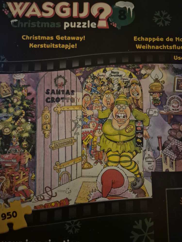 Wasgij Christmas 8 Kerstuitstapje Puzzel 950 Stukjes - Jumbo puzzle collectible [Barcode 8710126818039] - Main Image 2