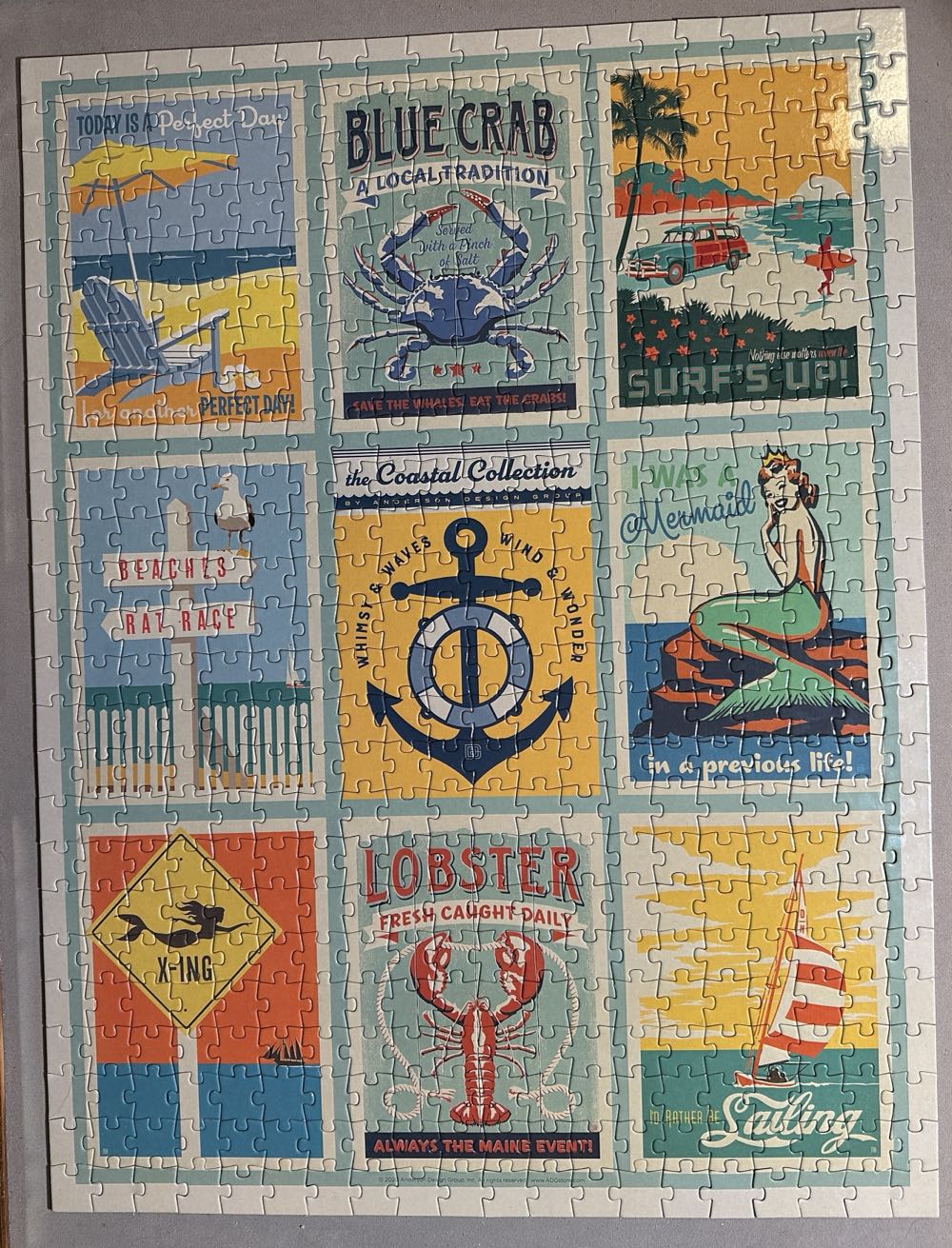The Coastal Collection - American Flat puzzle collectible - Main Image 2