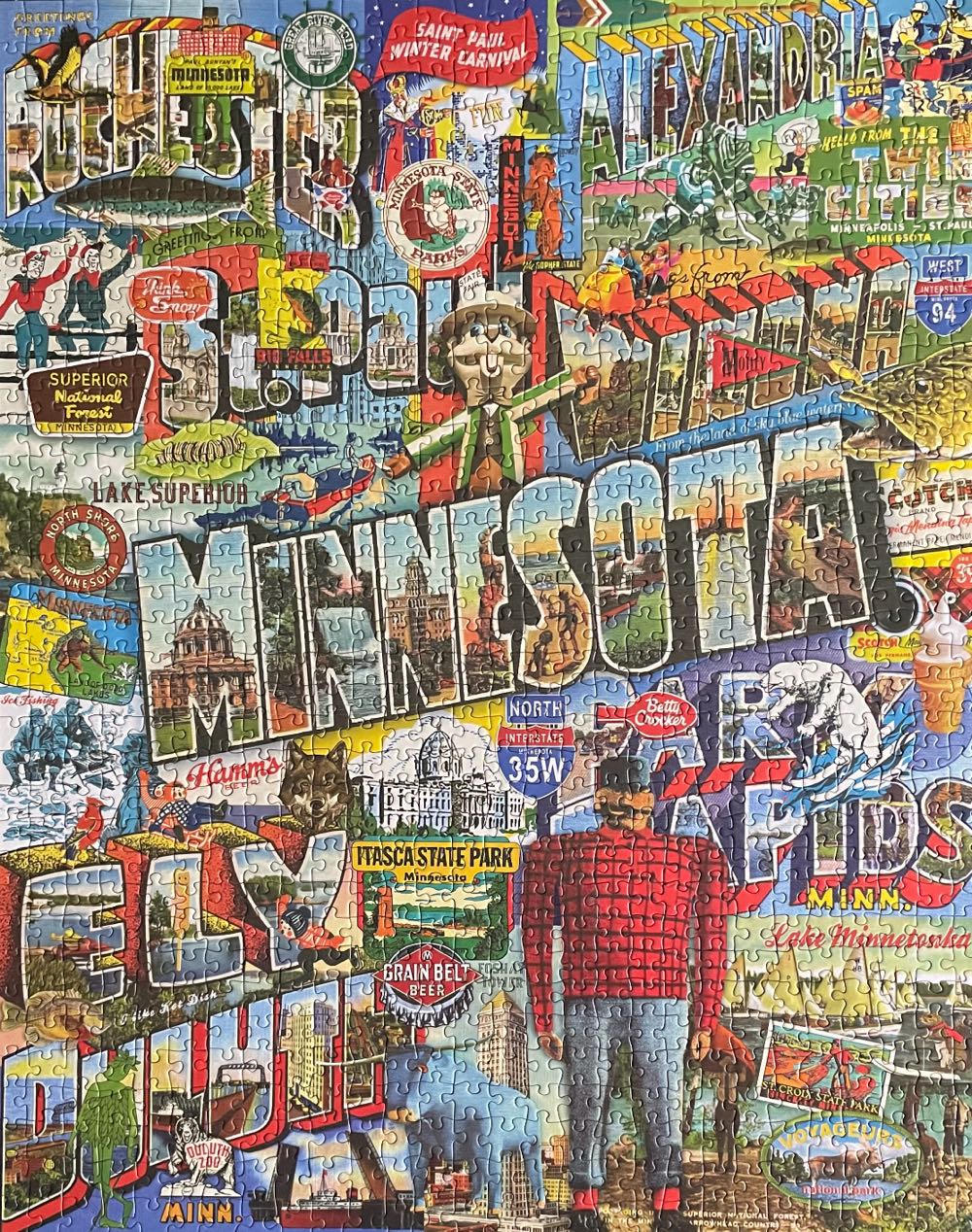 Minnesota - Patina puzzle collectible - Main Image 2