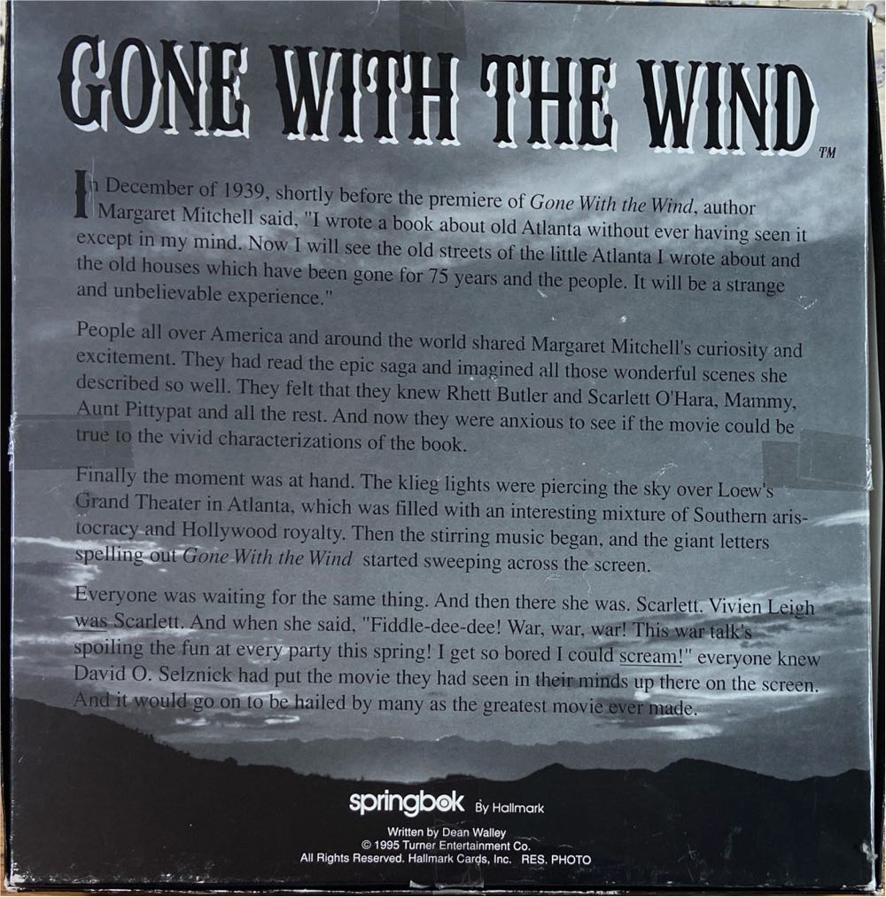 Gone With The Wind - Springbok puzzle collectible - Main Image 2