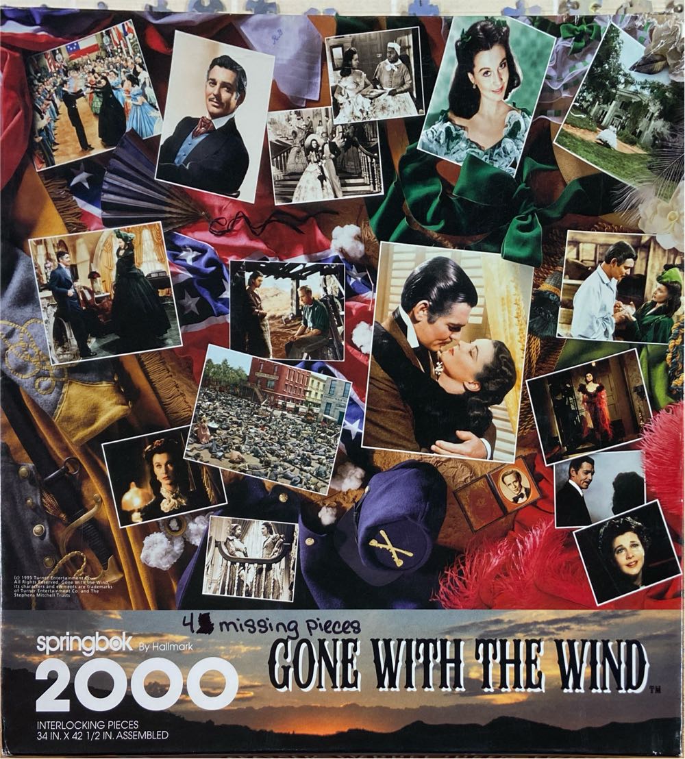 Gone With The Wind - Springbok puzzle collectible - Main Image 4