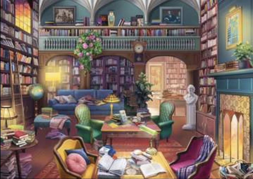 Dream Library-Jennifer - Ravensburger puzzle collectible [Barcode 4005556174591] - Main Image 2