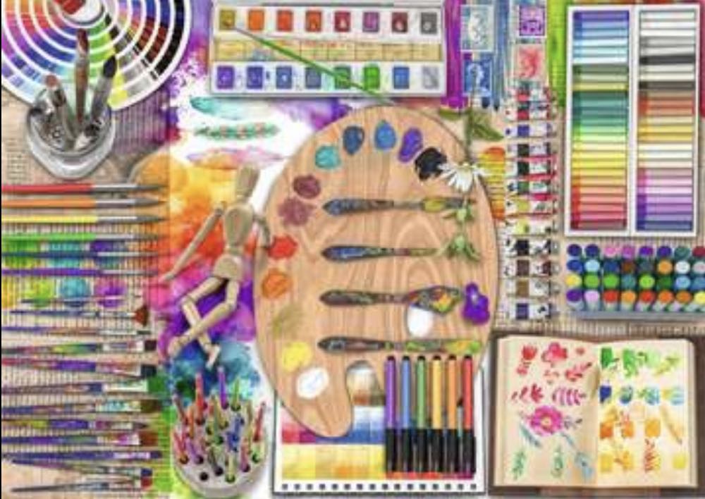 The Artist’s Palette - Ravensburger puzzle collectible [Barcode 4005556175352] - Main Image 2