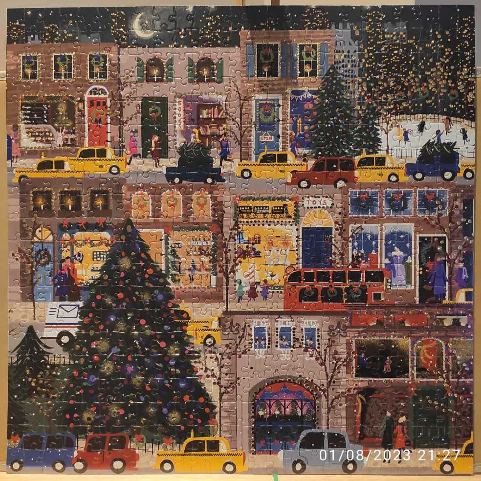Winter Lights Foil Puzzle - Galison puzzle collectible - Main Image 2
