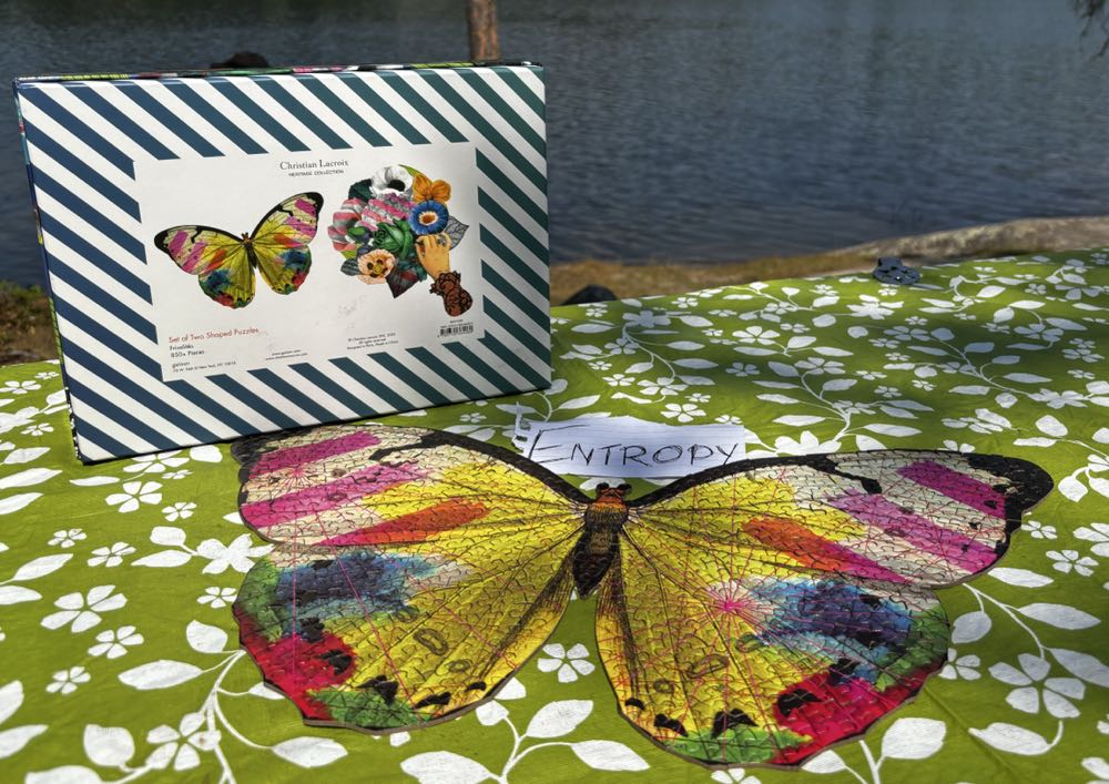 Frivolities - Butterfly - Galison puzzle collectible [Barcode 9780735364080] - Main Image 3