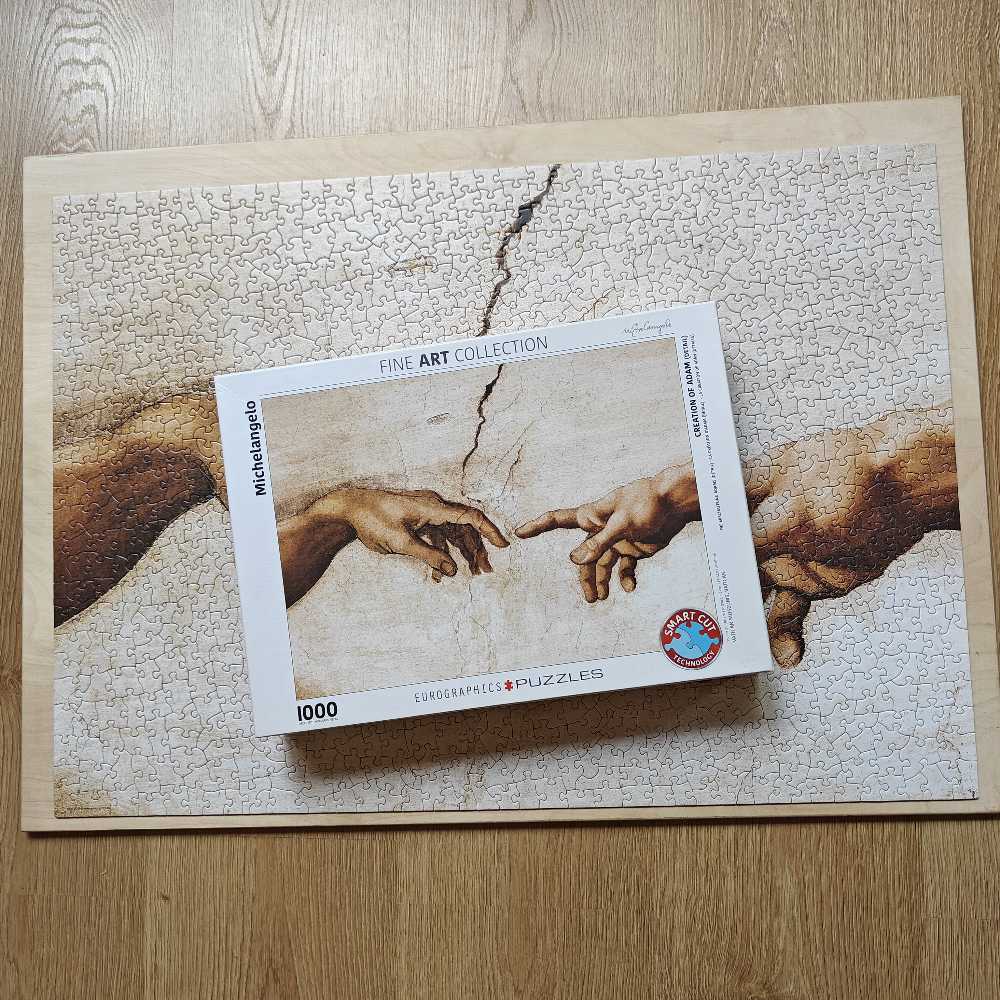 Creation Of Adam - Eurographics puzzle collectible [Barcode 628136620161] - Main Image 3