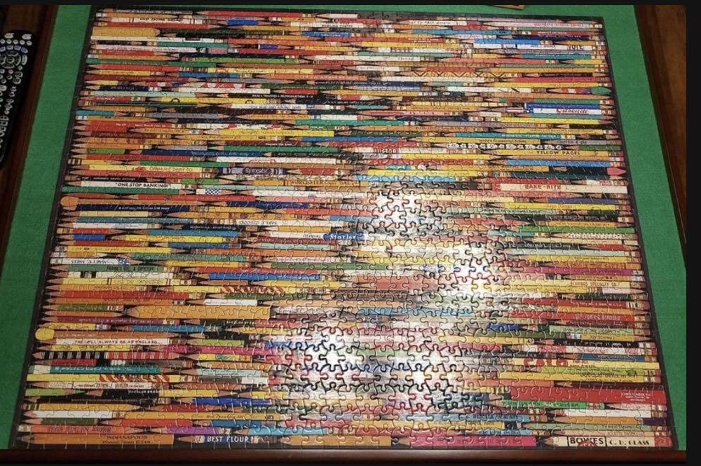 Pencils - White Mountain Puzzles puzzle collectible [Barcode 724819253265] - Main Image 2
