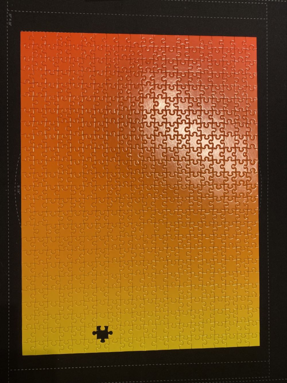 Gradient Puzzle Orange To Yellow - Areaware puzzle collectible - Main Image 3