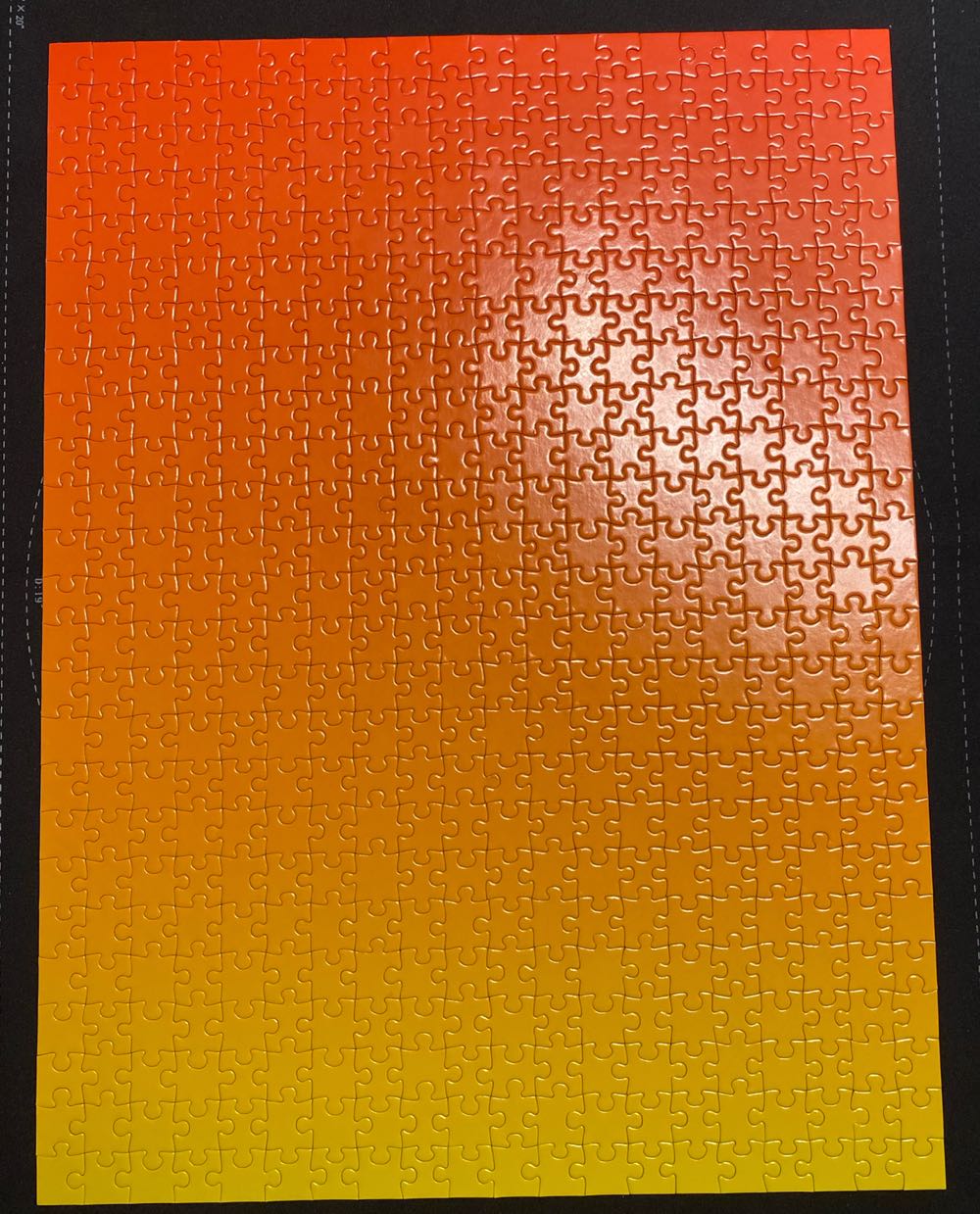 Gradient Puzzle Orange To Yellow - Areaware puzzle collectible - Main Image 4