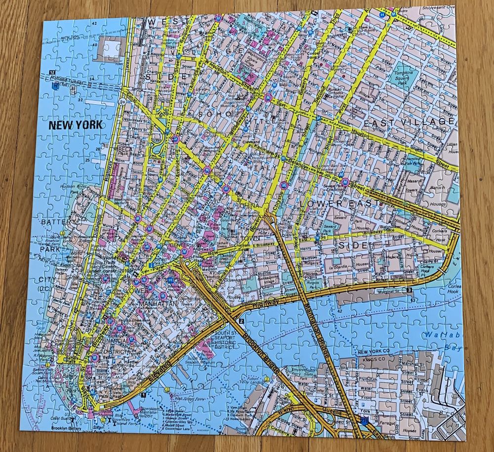 New York Map  puzzle collectible - Main Image 2