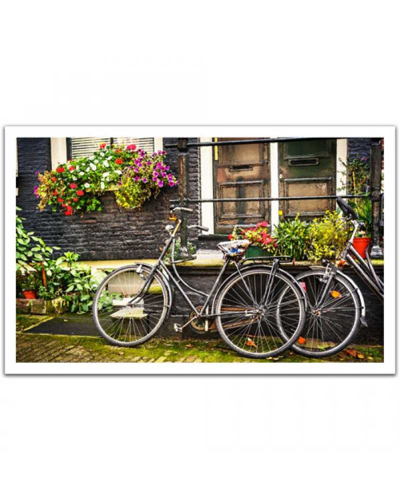Cycling In Amsterdam - Pintoo puzzle collectible - Main Image 2