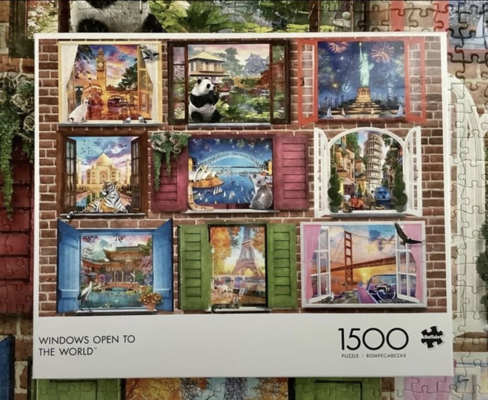 Windows Open To The World - Buffalo Games puzzle collectible [Barcode 079346024698] - Main Image 4