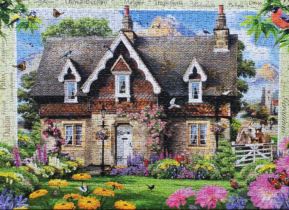 Country Cottage No. 15: Hillside Cottage - Ravensburger puzzle collectible [Barcode 4005556174898] - Main Image 2