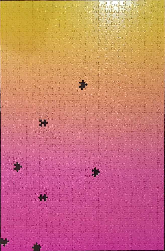 Gradient Puzzle : Pink/Orange/Yellow - Areaware puzzle collectible [Barcode 708389997200] - Main Image 2