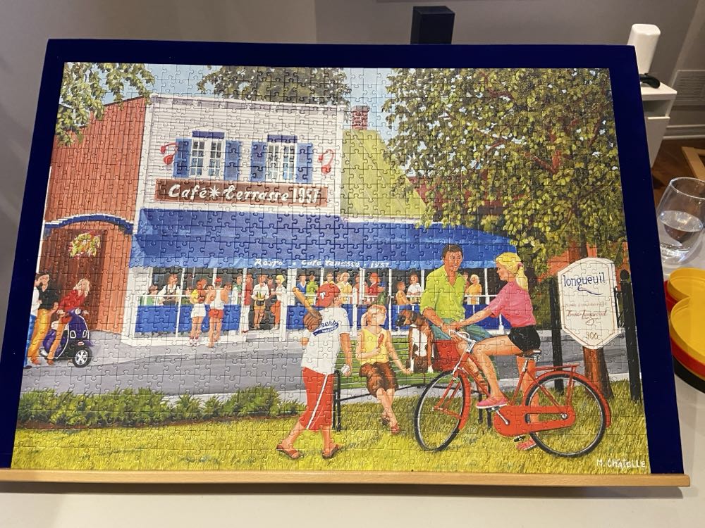 Summer In Longueuil Pieces Pierre Belvedere - Pierre Belvédère puzzle collectible [Barcode 061152670893] - Main Image 2