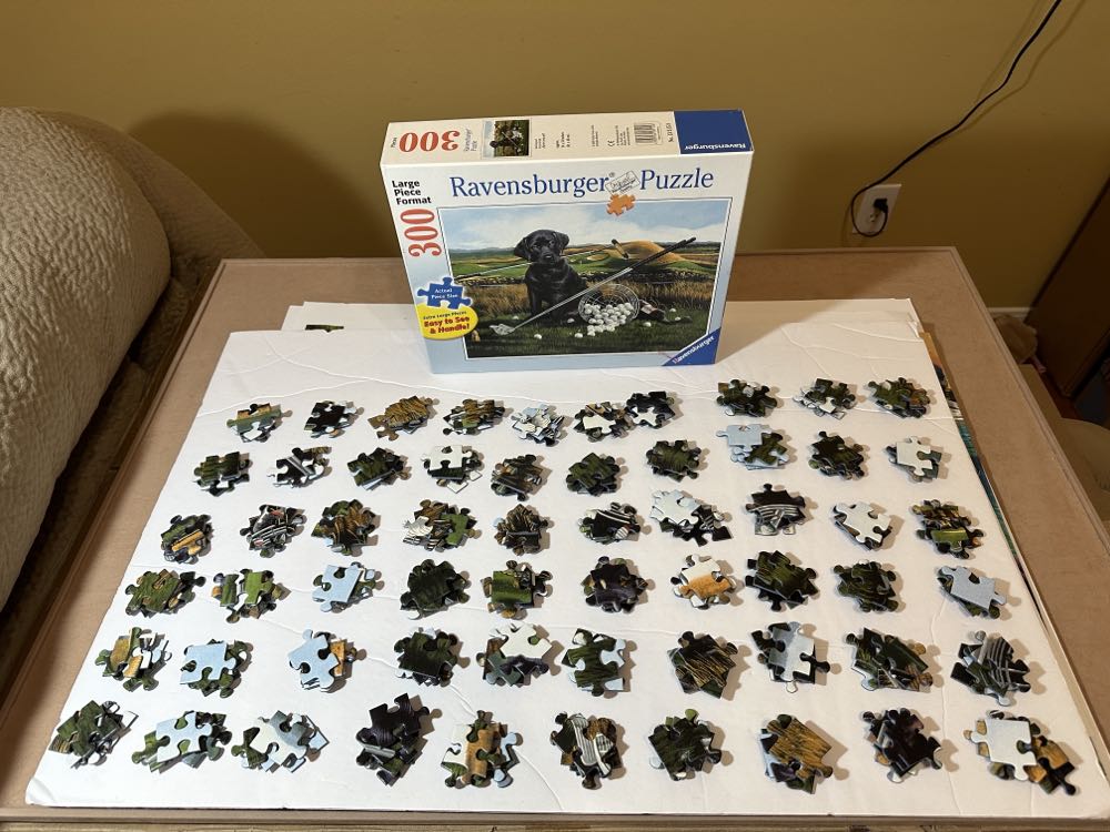 Golf Anyone? (SOLD) - Ravensburger puzzle collectible [Barcode 4005556135158] - Main Image 3