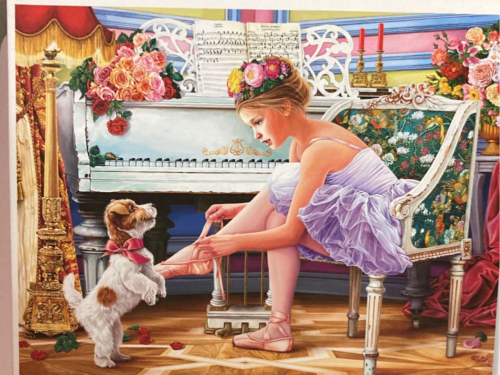Ballerina & Her Puppy - Bits & Pieces puzzle collectible - Main Image 2