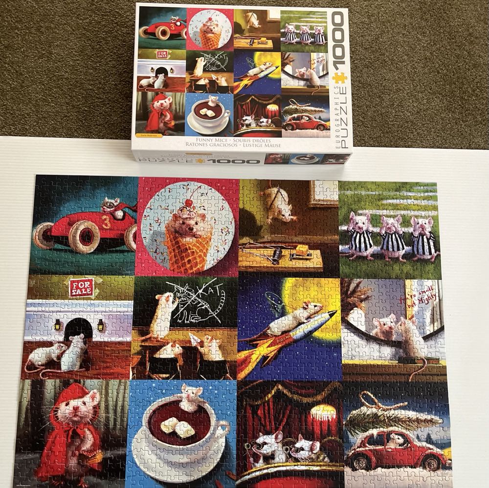 Funny Mice - Eurographics 🇨🇦 puzzle collectible [Barcode 628136656955] - Main Image 4