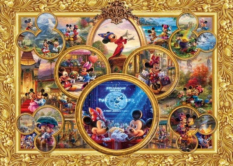 Mickey & Minnie Dream Collage - Schmidt🇩🇪 puzzle collectible [Barcode 4001504573713] - Main Image 2