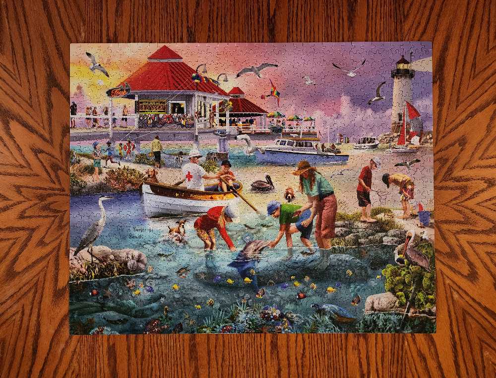 Tidal Pool  - White Mountain puzzle collectible [Barcode 724819266340] - Main Image 2