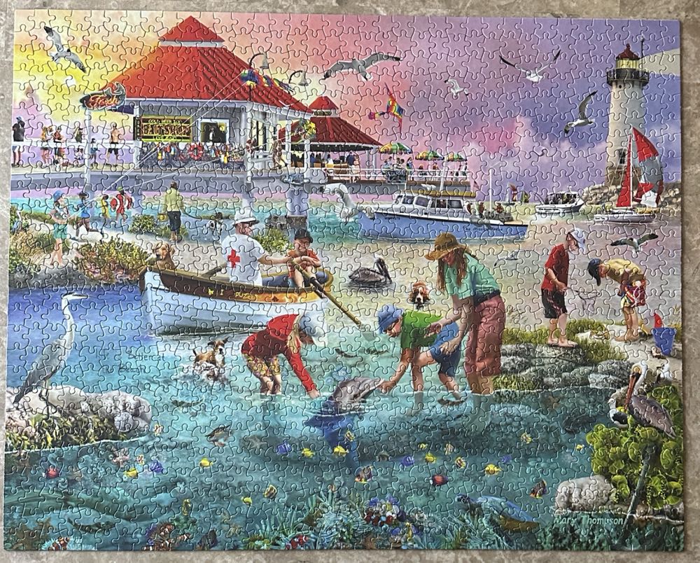 Tidal Pool  - White Mountain puzzle collectible [Barcode 724819266340] - Main Image 3