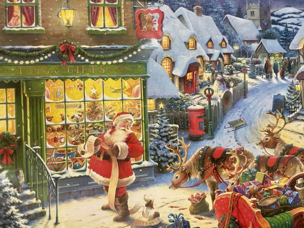 Santa’s Christmas List - Ravensburger puzzle collectible [Barcode 4005556158232] - Main Image 2