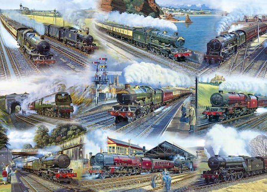 The Age Of Steam  - Gibsons 🇬🇧 puzzle collectible [Barcode 5012269008135] - Main Image 2