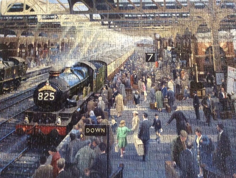 Summer Saturday At Snow Hill - Gibsons puzzle collectible [Barcode 5012269061512] - Main Image 3