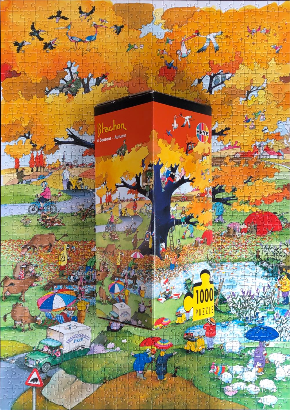 Four Seasons Autumn 🟦 - Heye Puzzle puzzle collectible [Barcode 4001689290634] - Main Image 4