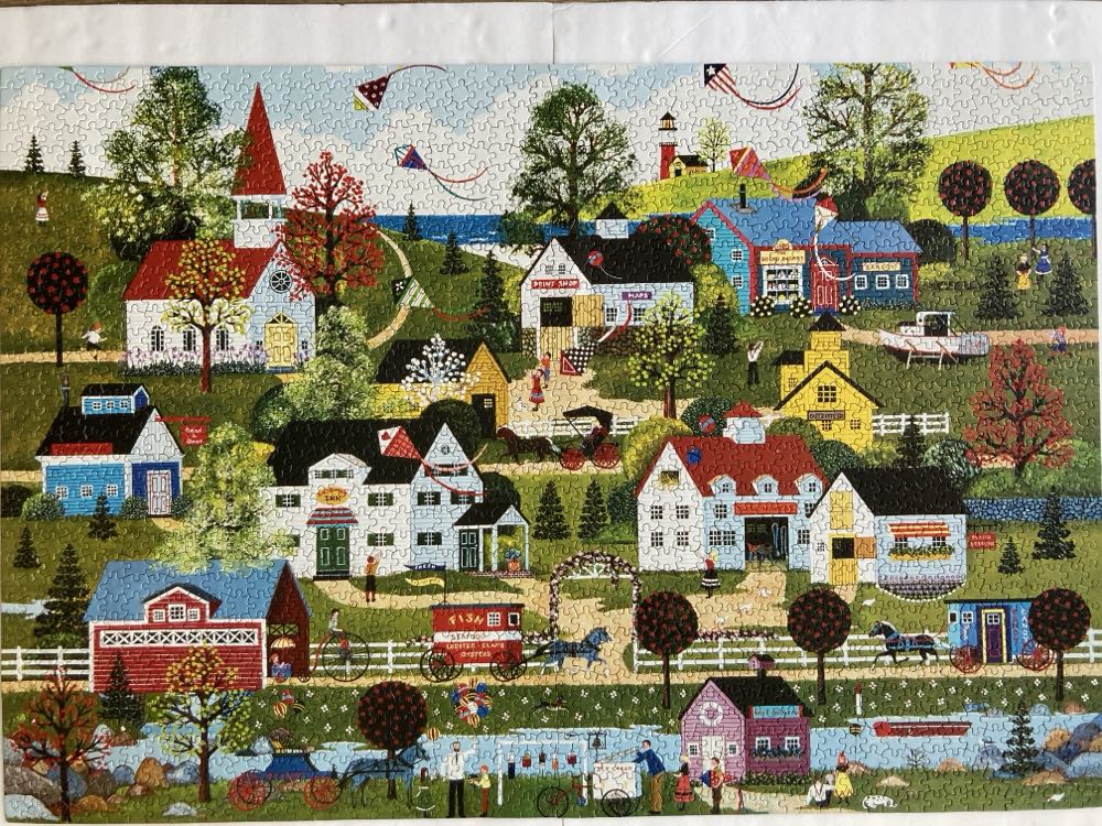 On The Summer Wind - Ceaco puzzle collectible [Barcode 021081350792] - Main Image 2