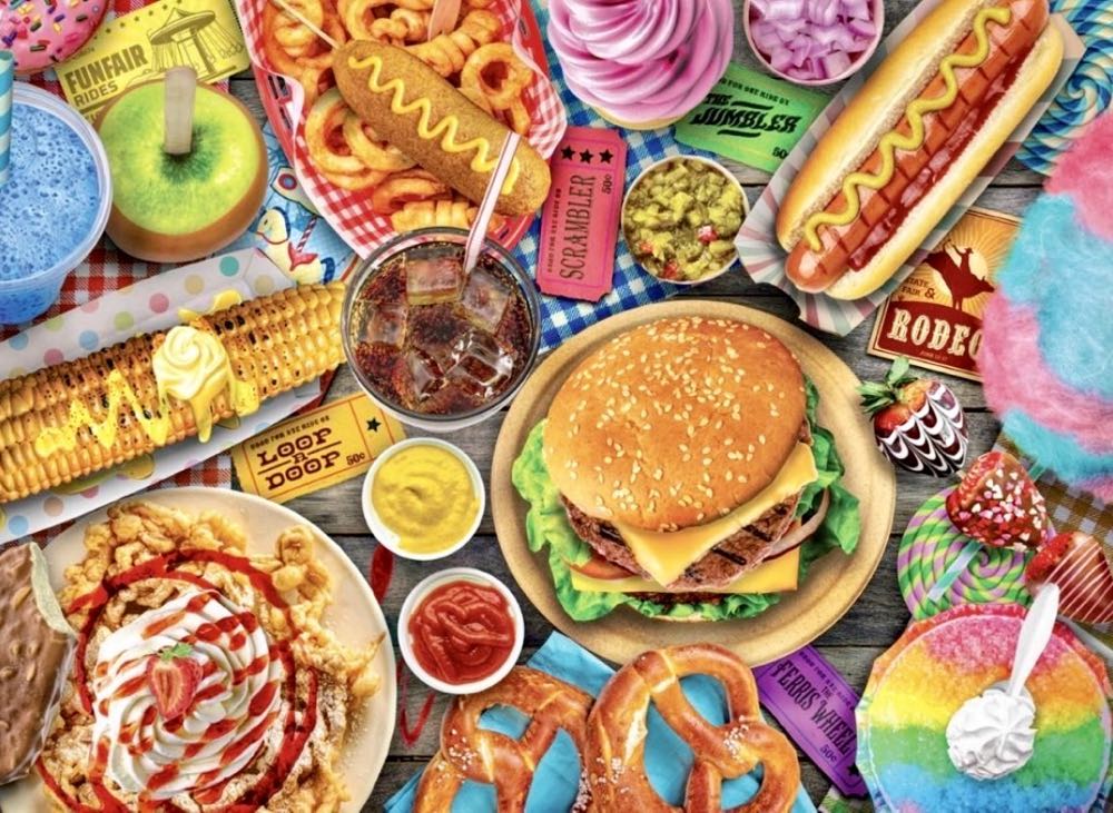 Fun Fair Food - Buffalo 🇺🇸 puzzle collectible [Barcode 079346127290] - Main Image 2