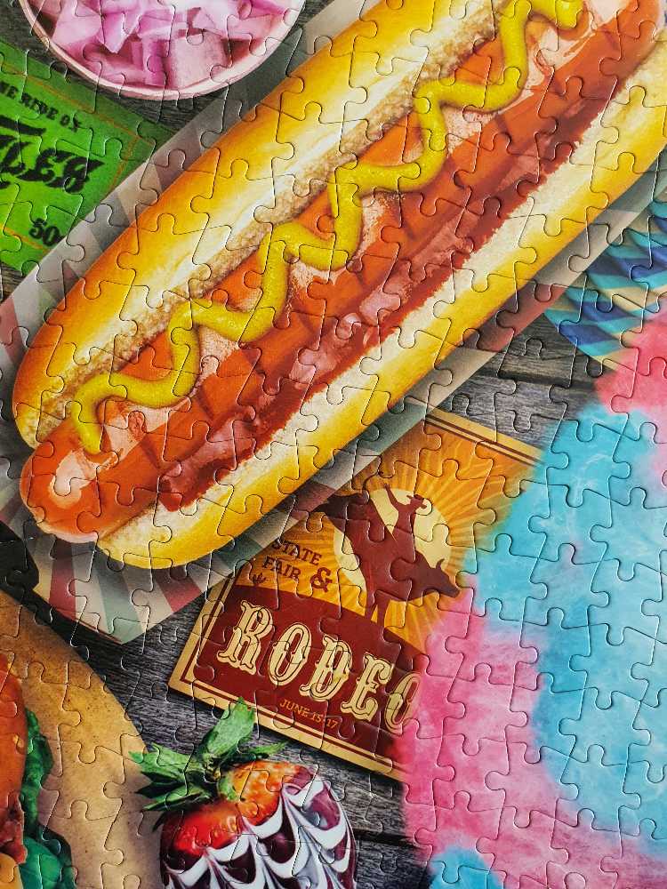 Fun Fair Food - Buffalo 🇺🇸 puzzle collectible [Barcode 079346127290] - Main Image 4