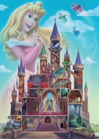 Disney Castle Collection: Aurora - Ravensburger puzzle collectible [Barcode 4005556173389] - Main Image 2