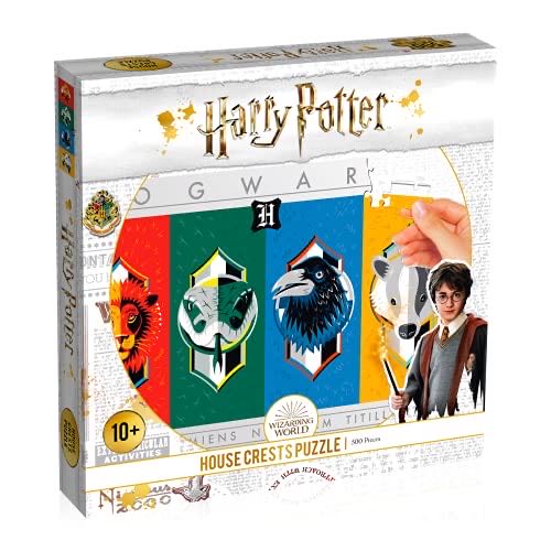 Harry Potter House Crests - Winning Moves puzzle collectible [Barcode 5036905039574] - Main Image 1