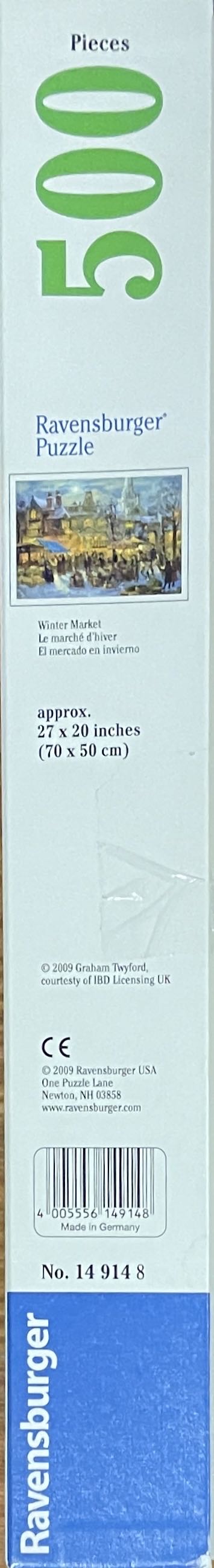 Winter Market - Ravensburger puzzle collectible [Barcode 4005556149148] - Main Image 2