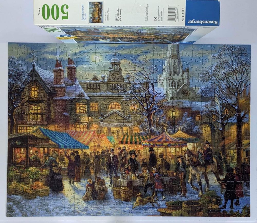 Winter Market - Ravensburger puzzle collectible [Barcode 4005556149148] - Main Image 4