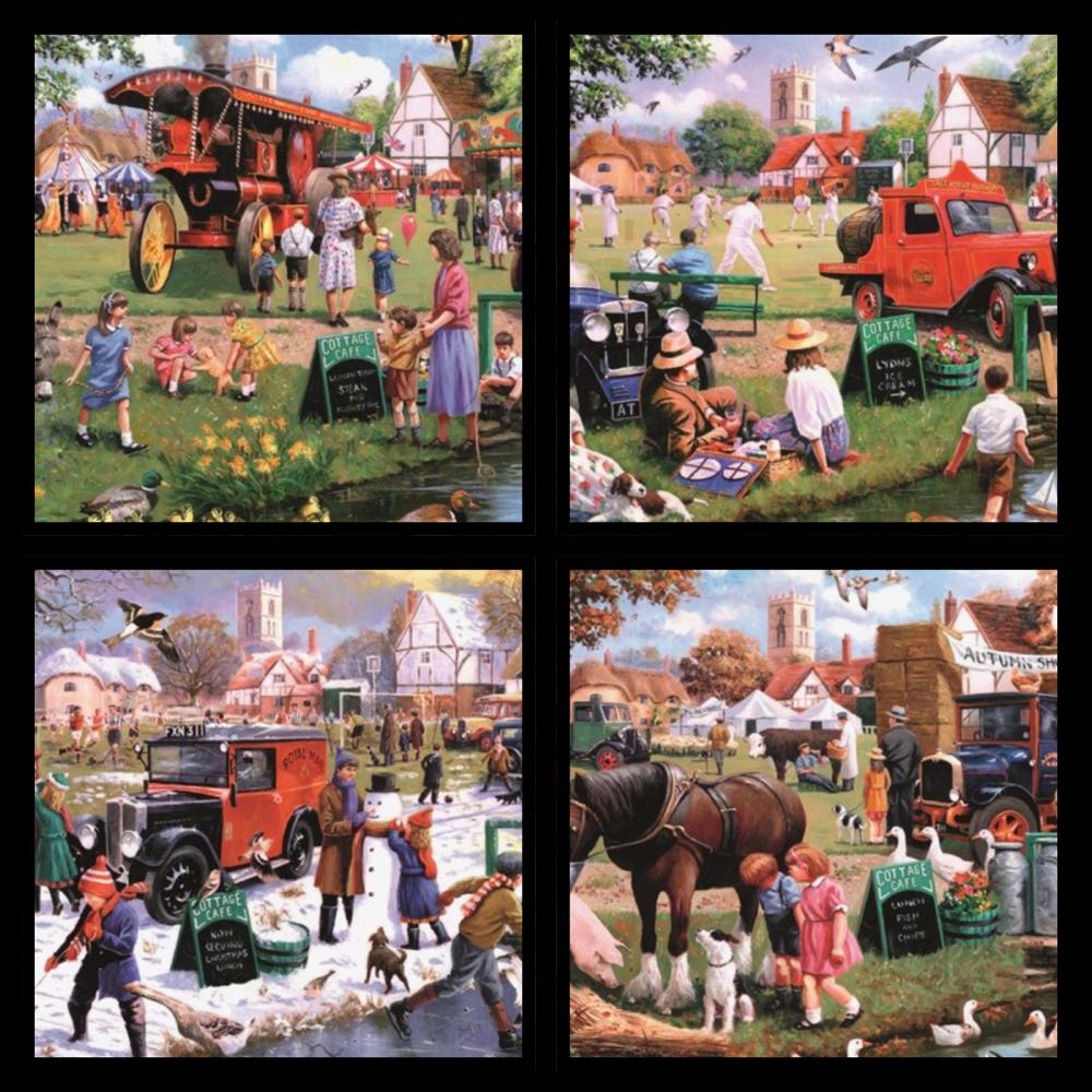 The Village green - Falcon de luxe puzzle collectible [Barcode 8710126111451] - Main Image 2