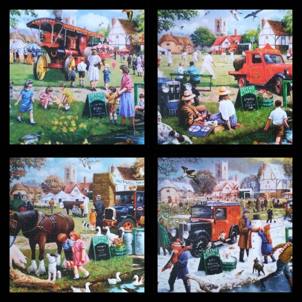 The Village green - Falcon de luxe puzzle collectible [Barcode 8710126111451] - Main Image 3