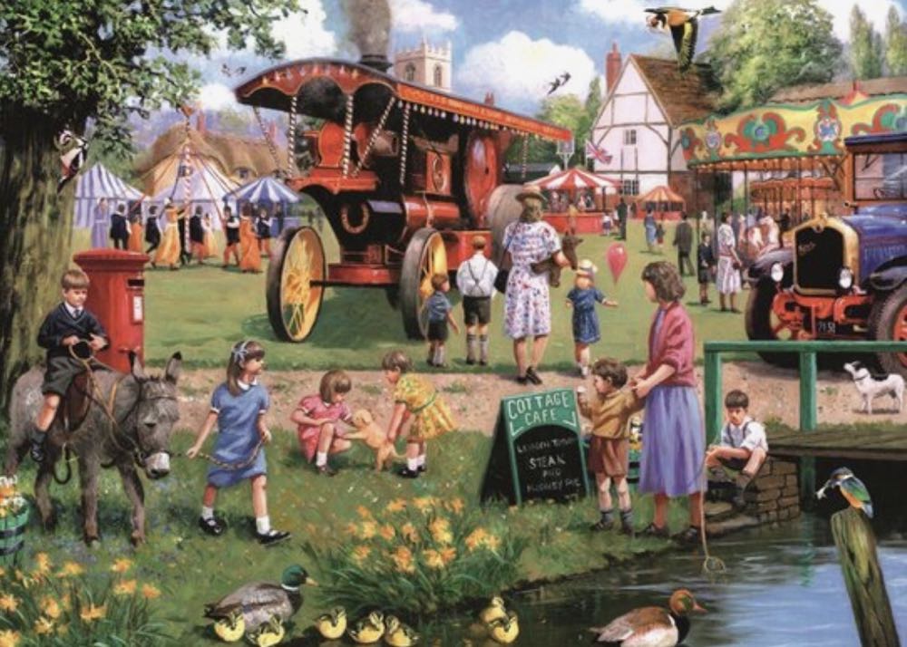 The Village green - Falcon de luxe puzzle collectible [Barcode 8710126111451] - Main Image 4