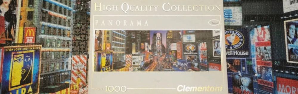 New York Time Square Lights Panorama - Clementoni puzzle collectible [Barcode 8005125391080] - Main Image 4