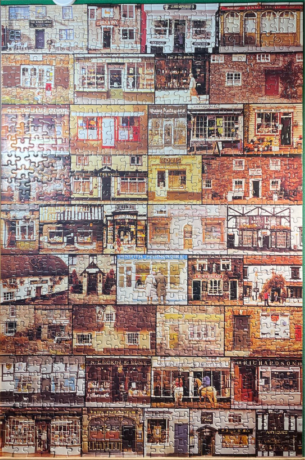 Pubs And Shops Of England - Waddington puzzle collectible [Barcode 5011634124296] - Main Image 2